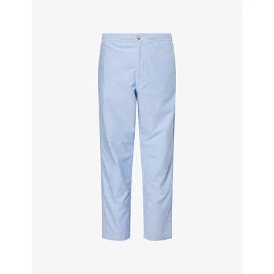 Polo Ralph Lauren Mens Bsr Blue Prepster Straight-leg Cotton Trousers Xl