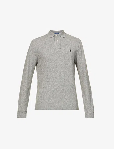 Polo Ralph Lauren Ralph Lauren Long Sleeve Polo T Shirt Grey