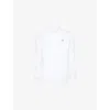 Polo Ralph Lauren Mens Button-down Long-sleeves Linen Shirt Ceramic White Xxl In White