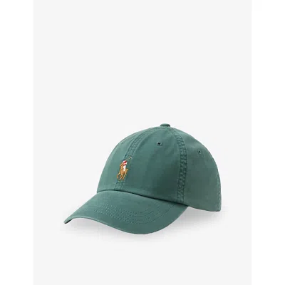 Polo Ralph Lauren Mens Charter Green Pony Logo-embroidered Cotton Baseball Cap