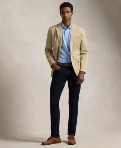 Polo Ralph Lauren Mens Chino Suit Jacket Mesh Polo Shirt Sullivan Jeans More In Tan