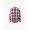 Polo Ralph Lauren Custom-fit Check Pattern Button-down Shirt In White/red Multi