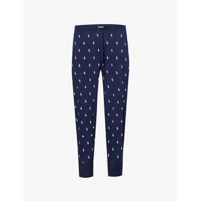 Polo Ralph Lauren Pantalon De Pyjama En Coton In Cruise Navy Aopp