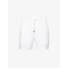 Polo Ralph Lauren Mens Drawstring Two-slip-pockets Linen Shorts Deckwash White In Deckwash White