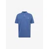 Polo Ralph Lauren Short Sleeve Cotton Polo Shirt In Blue