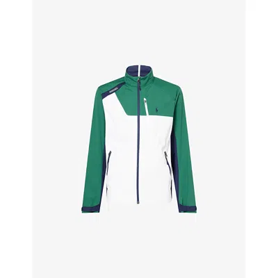Polo Ralph Lauren Mens Rlx Packable Two-zip-pockets Woven Jacket Green