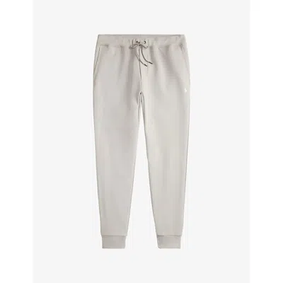 Polo Ralph Lauren Mens Grey Brand-embroidered Tapered-leg Cotton-blend Jogging Bottoms Xl In Gray
