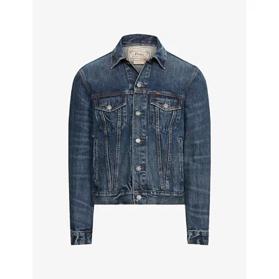 Polo Ralph Lauren Mens Icon Trucker Denim Jacket Trenton