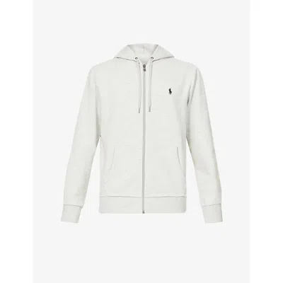 POLO RALPH LAUREN MENS LIGHT SPORT HEATHER LONG-SLEEVED DOUBLE-KNIT RELAXED-FIT JERSEY HOODY XXL