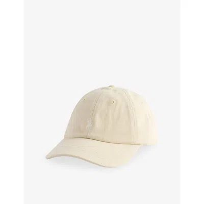 Polo Ralph Lauren Mens Natural Sport Logo-embroidered Cotton-twill Baseball Cap In Beige