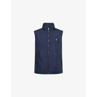 Polo Ralph Lauren Mens Navy Pack Logo-embroidered Woven Gilet