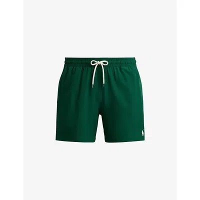 Polo Ralph Lauren Mens New Forest Traveller Brand-embroidered Swimming Trunks In Green