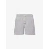 Polo Ralph Lauren Mens Traveler Striped Swim Shorts New Olive Seersucker In New Olive Seersucker
