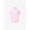 Polo Ralph Lauren Short-sleeve Colourful Oxford Shirt In New Rose