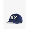 Polo Ralph Lauren Mens Newport Navy Classic Logo-embroidered Adjustable Cotton Cap