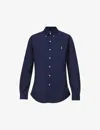 Polo Ralph Lauren Cotton Sport Shirt In Newport Navy