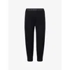 Polo Ralph Lauren Mens  Branded Tapered-leg Stretch-cotton Jogging Bottoms In Polo Black