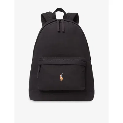 Polo Ralph Lauren Mens Polo Black Polo Embroidery Canvas Backpack