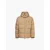 Polo Ralph Lauren Mens  Classics Hooded Regular-fit Recycled-polyester-down Jacket In Desert Khaki