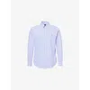 Polo Ralph Lauren Oxford Shirt In Blue/pink