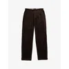Polo Ralph Lauren Mens Hitman Wide-leg Pleated Cotton-corduroy Trousers Brown In Brown