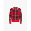 Polo Ralph Lauren Plaid Crewneck Sweater In Red Combo