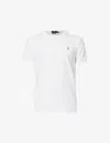 Polo Ralph Lauren Cotton Embroidered Logo Tee In White