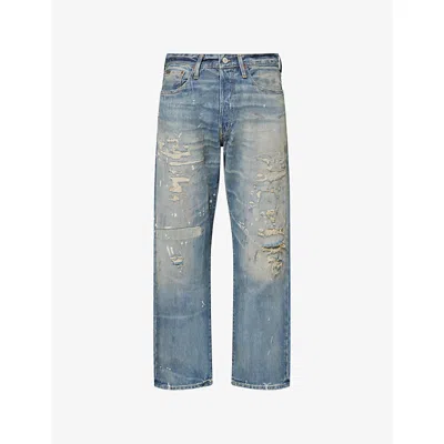 Polo Ralph Lauren Mens Down Deck The Vintage Straight-leg Denim Jeans In Blue