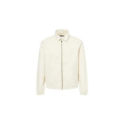 Polo Ralph Lauren Mens Two-welt-pockets Regular-fit Cotton-poplin Jacket Natural
