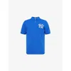 Polo Ralph Lauren Mens Cruise Royal  X Mlb Collection Ny Yankees Short-sleeve Cotton-pique Polo Shirt In Cruise Royal