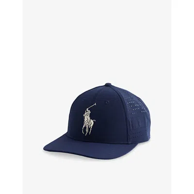 Polo Ralph Lauren Mens Refined Navy  X Wimbledon Sports Logo-embroidered Cotton Baseball Cap