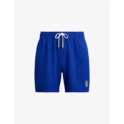 Polo Ralph Lauren Polo Bear Swim Shorts In Blue