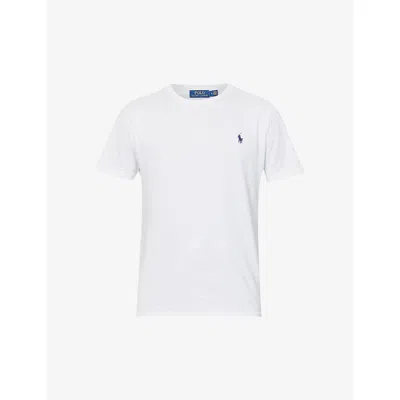 POLO RALPH LAUREN MENS SHORT-SLEEVED CREWNECK COTTON-JERSEY T-SHIRT WHITE XL