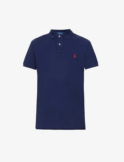 Polo Ralph Lauren The Iconic Mesh Polo Shirt   Kids In Blue