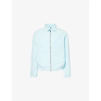 Polo Ralph Lauren Mens  The Bayport Windbreaker Cotton Jacket In Sky