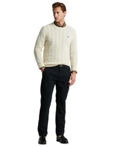 Polo Ralph Lauren Mens Sweater Oxford Shirt Chino Pants In Andover Cream