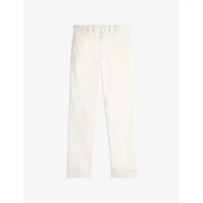 Polo Ralph Lauren Mens White Jarrett Slim-leg Stretch-cotton Sateen Trousers