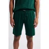 Polo Ralph Lauren Mercerized Cotton Pajama Shorts In Moss