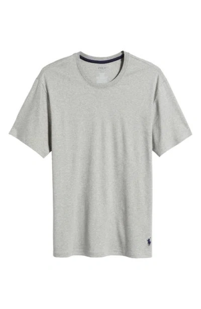 Polo Ralph Lauren Luxury Mercerized Cotton Short Sleeve Crew T-shirt In Andover Heather