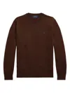 Polo Ralph Lauren Merino Wool Crew-neck Pullover In Red