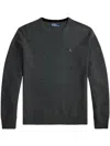 Polo Ralph Lauren Crew Neck Multicolor Knitwear In Black