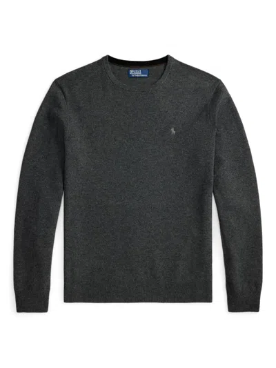 Polo Ralph Lauren Merino Wool Sweater In Gray