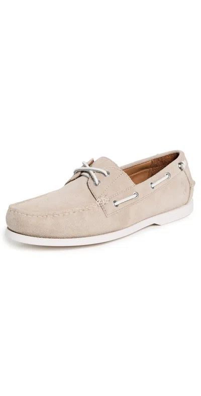 Polo Ralph Lauren Merton Suede Boat Shoes Beige