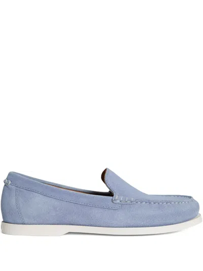 Polo Ralph Lauren Merton Suede Loafers In Blue