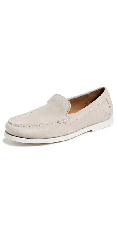 Polo Ralph Lauren Merton Suede Venetian Loafers Beige