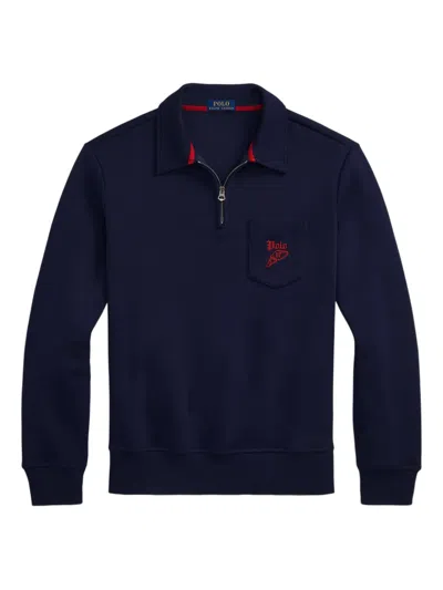 Polo Ralph Lauren Mesh Collared Sweatshirt