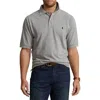 Polo Ralph Lauren Custom Slim Fit Mesh Polo In New Canterbury Hthr