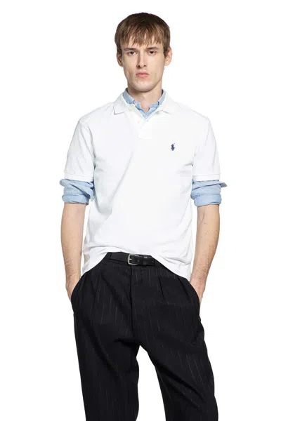Polo Ralph Lauren Mesh Polo Shirt In White