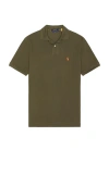 Polo Ralph Lauren Ralph Lauren Slim Fit Polo T Shirt Green In Olive