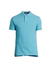 Polo Ralph Lauren Custom Slim Fit Mesh Polo Shirt In Blue